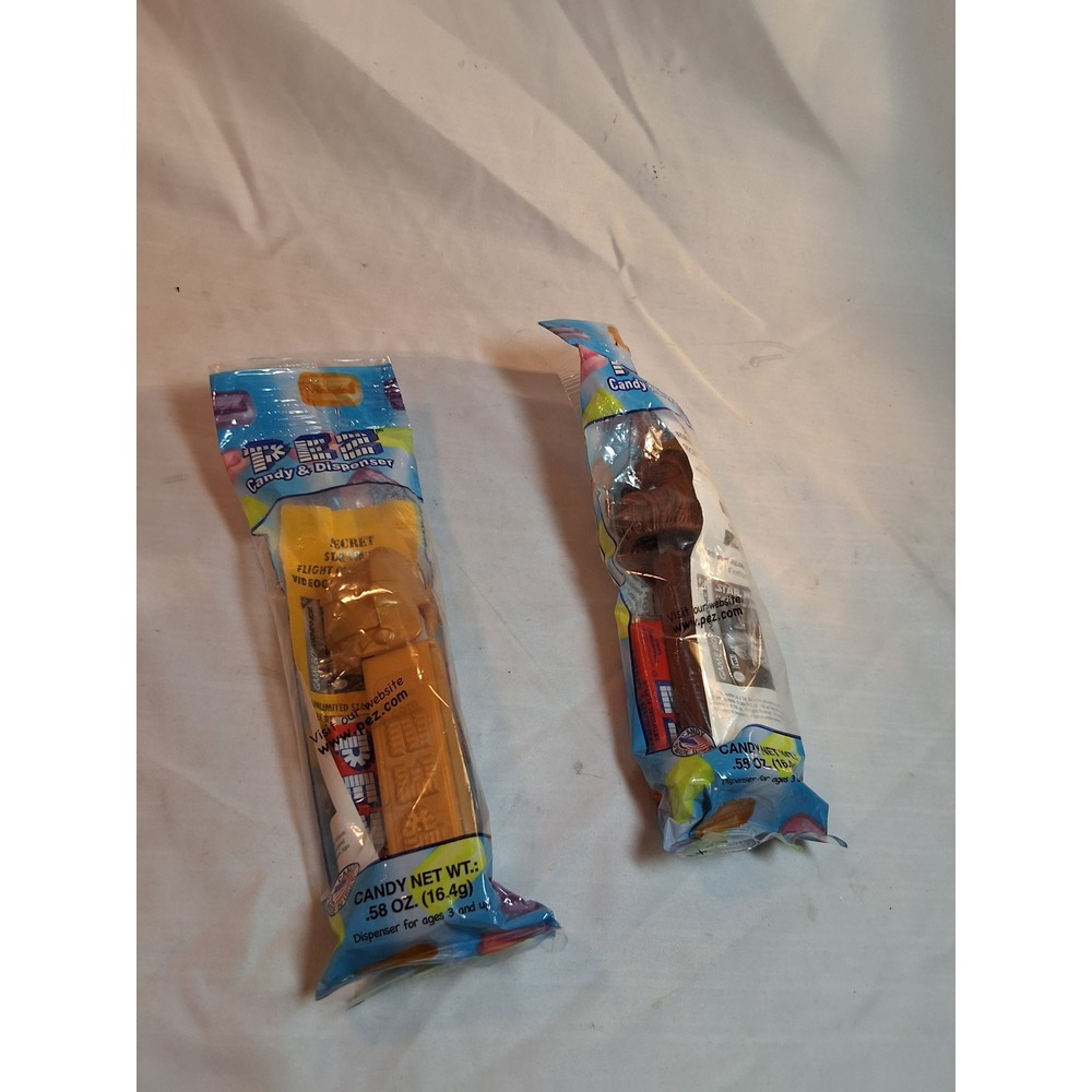 2004 Star Wars PEZ Dispenser Lot‎ C-3PO Chewbacca Sealed Gameboy Advamce Promo